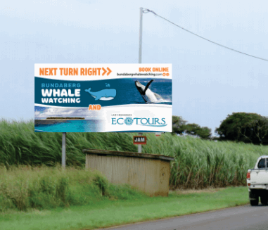 Bundaberg Whale Watching sign